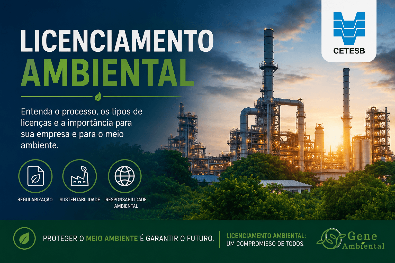 Licenciamento ambiental SP — consultoria especializada para indústrias